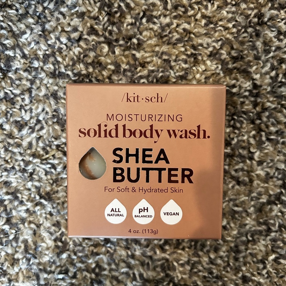 Kitsch Shea Butter Solid Body Wash - Brown